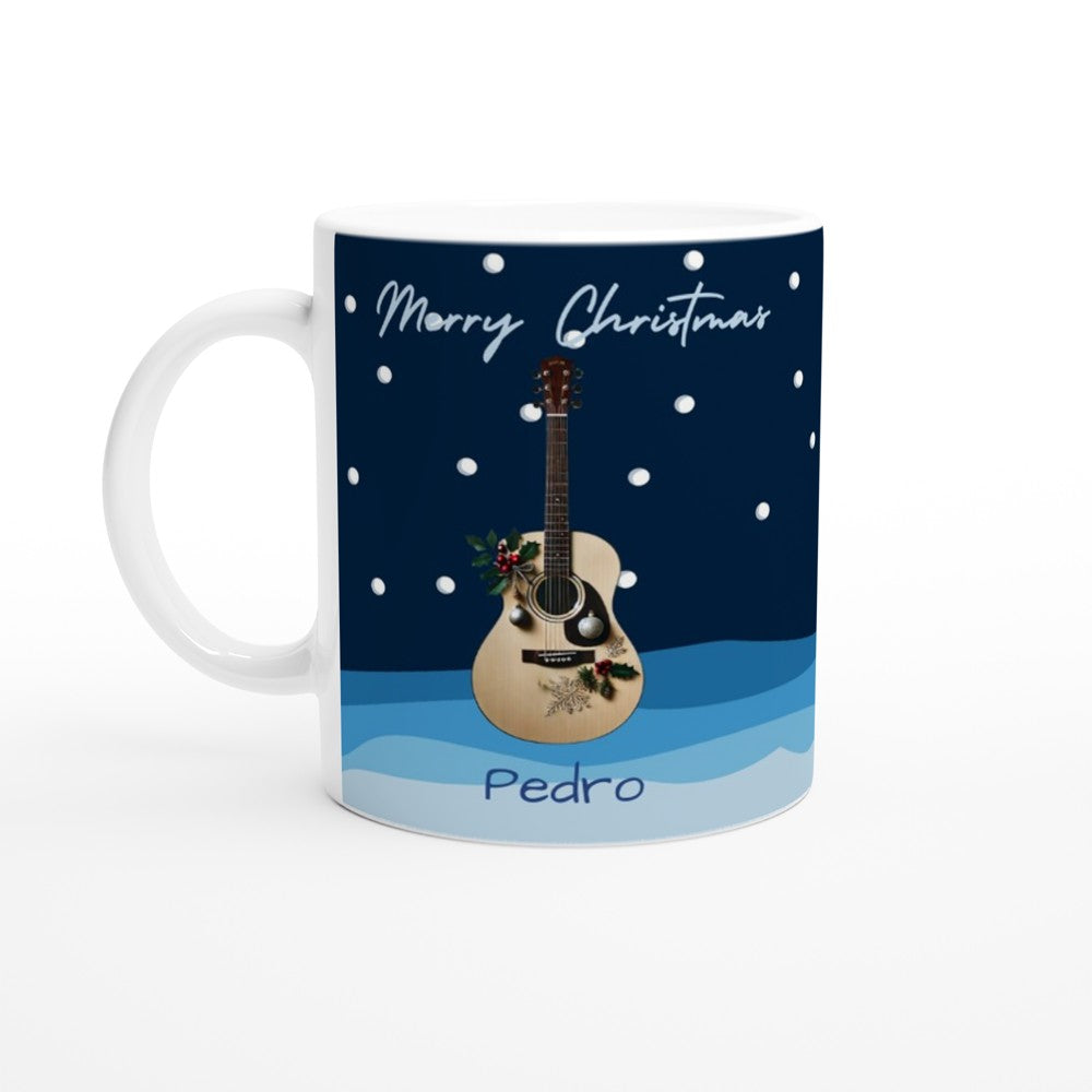 acoustic guitar coffee mug Personalized Guitar Mug