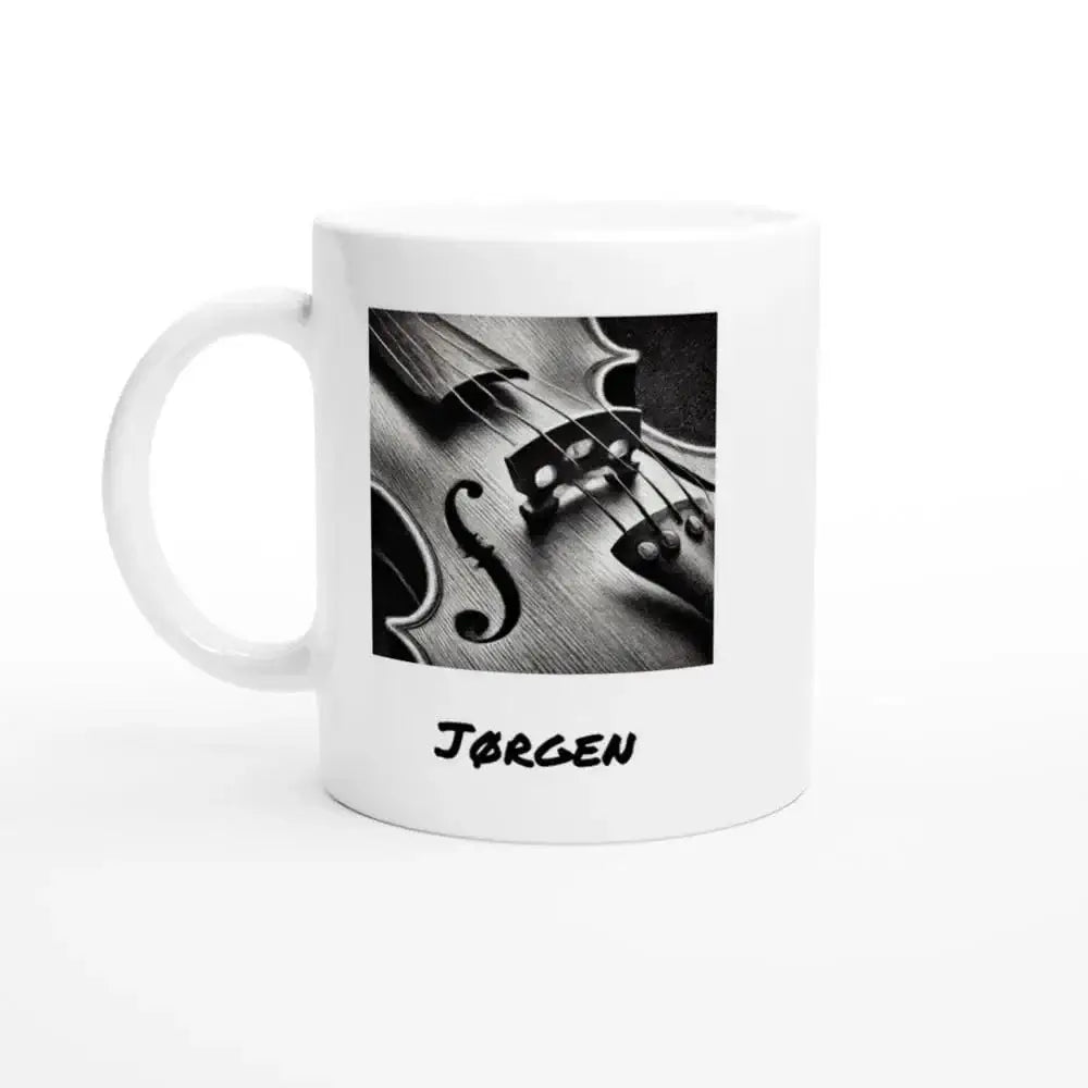 Musical instrument Coal drawn sketch mugs