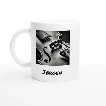 Musical instrument Coal drawn sketch mugs