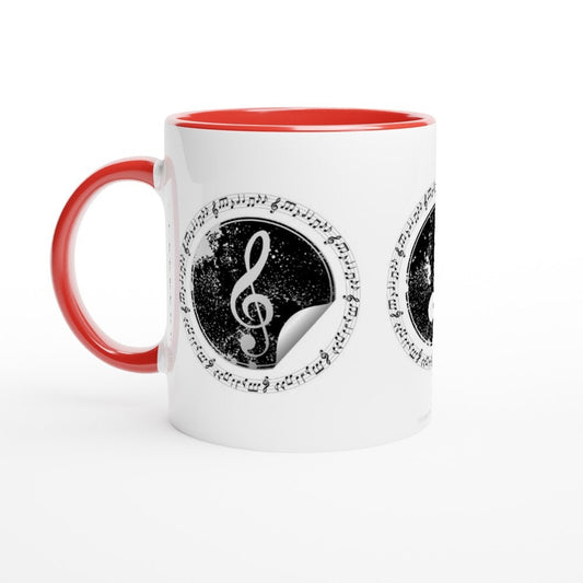 MUSIC ENTHUSIAST MUG - 11oz Ceramic Mug, Present for music enthusiast, birthday gift, band practice