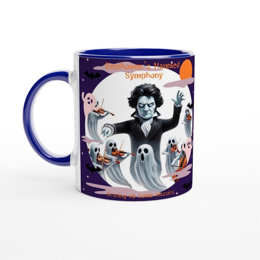 Beethoven’s Haunted Symphony Mug – Spooky Halloween Music Gift for Classical Music Lovers