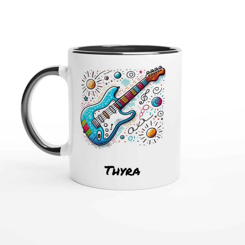 PERSONALIZED FENDER MUG - 11oz Ceramic Mug, Present for music enthusiast, birthday gift, band practice