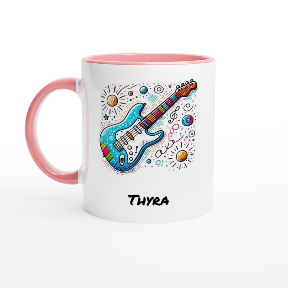 PERSONALIZED FENDER MUG - 11oz Ceramic Mug, Present for music enthusiast, birthday gift, band practice