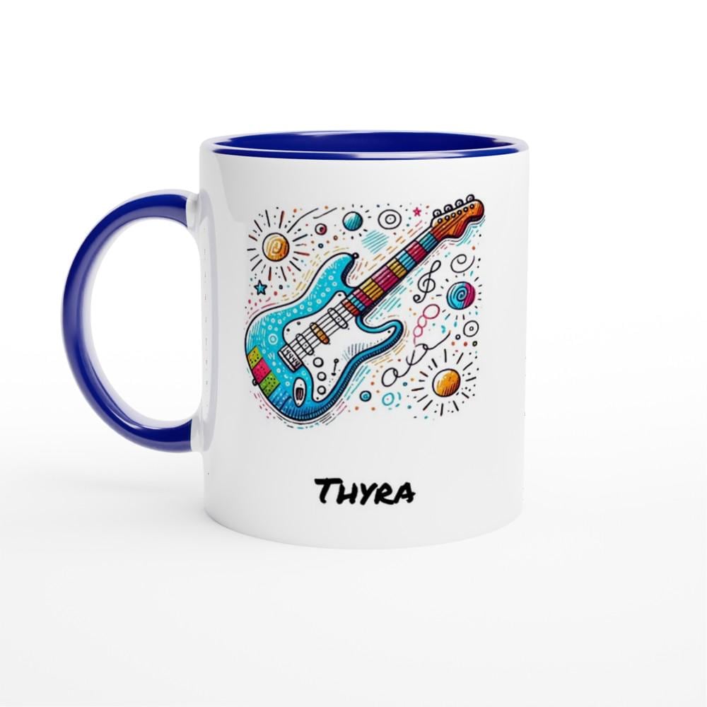 PERSONALIZED FENDER MUG - 11oz Ceramic Mug, Present for music enthusiast, birthday gift, band practice