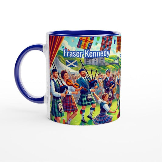 St. Andrew's Day Mug with Personalized Scottish Celebration Design