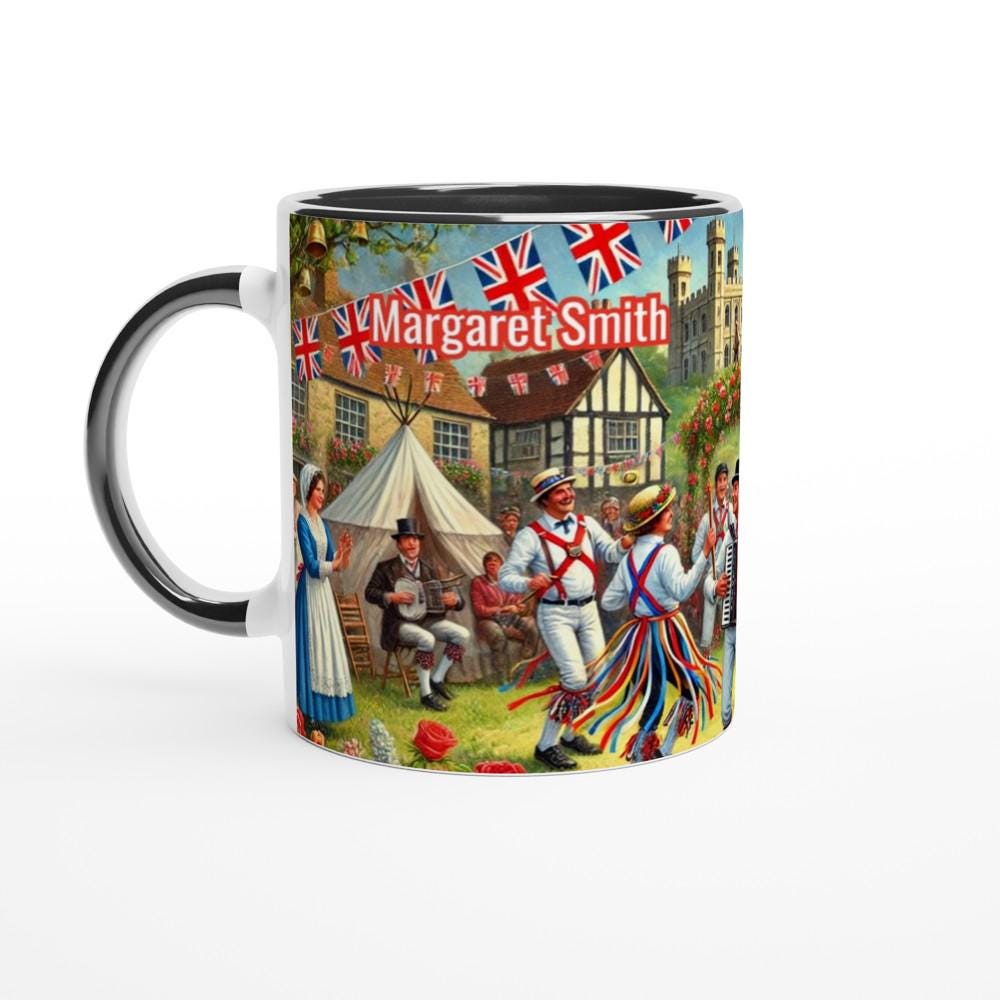 St. George's Day Mug with Personalized English Celebration Design