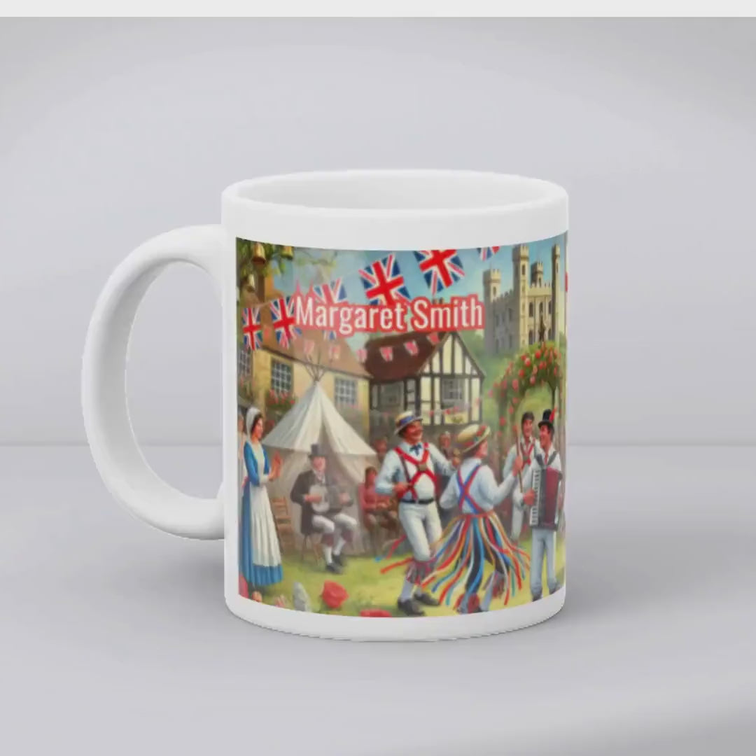 St. George's Day Mug with Personalized English Celebration Design